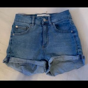 Garage jean shorts
